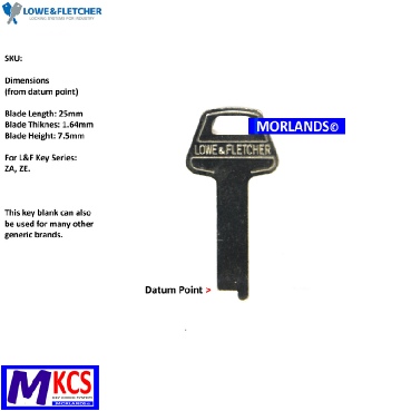 L&F ZA Series Key Blank